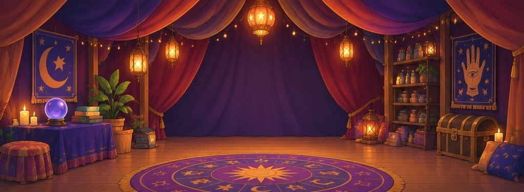 fortune teller tent